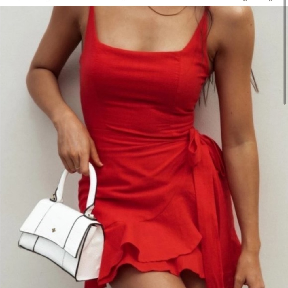 Princess Polly red dress size 4